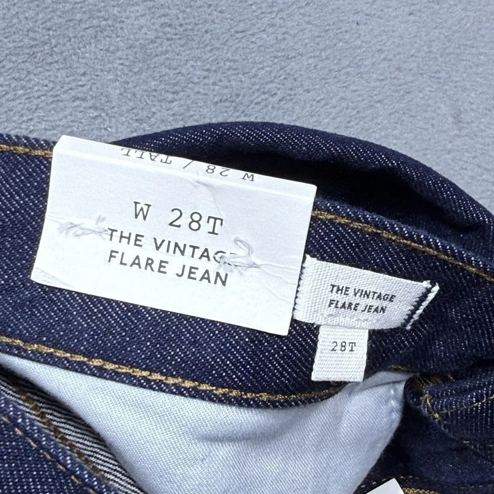 Madewell High-Rise Wide-Leg Jeans in Deep Indigo Blue - Picture 2 of 8